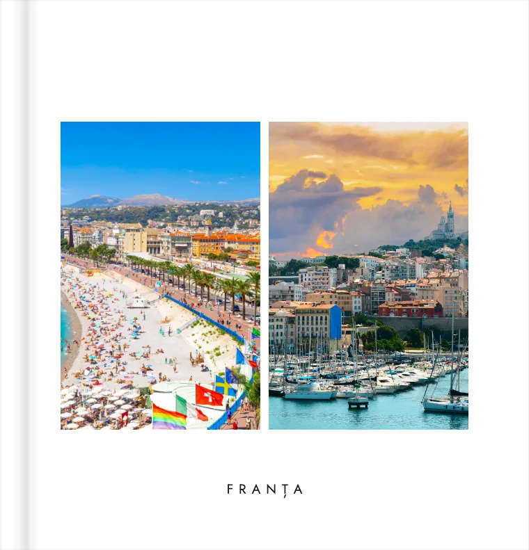 Coperta albumului demo „Franța” în tema Album clasic alb