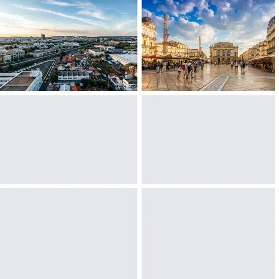 Pagină în tema Album clasic alb cu 6 poze