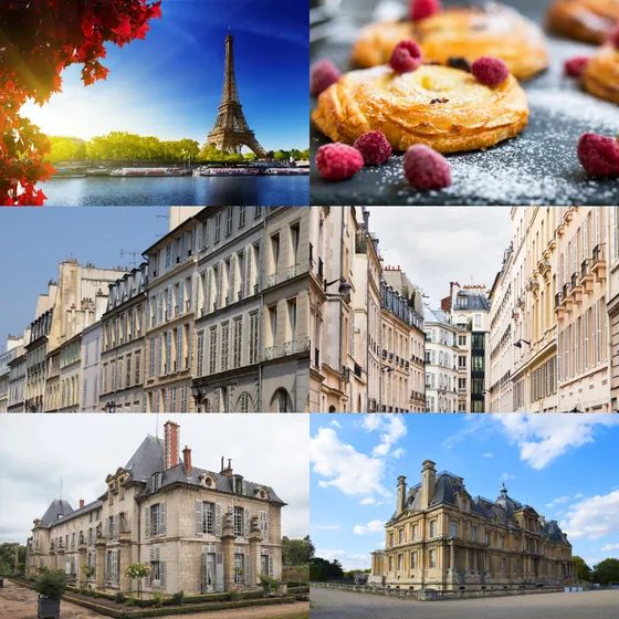 Pagină în tema Colaj de călătorie cu 6 poze