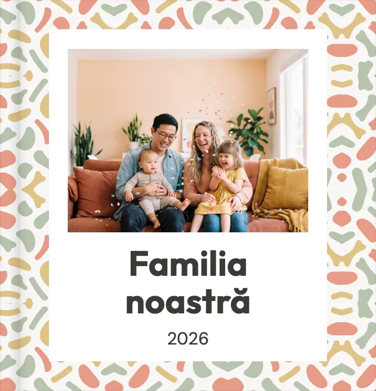Coperta albumului demo „Familia noastră” în tema Familie modernă