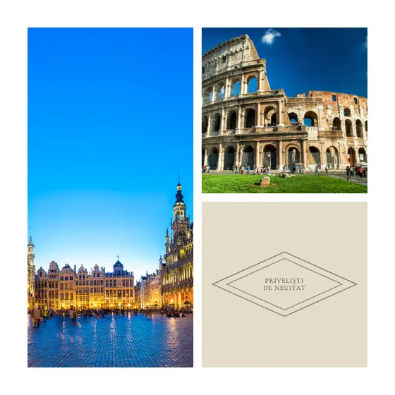 Pagină în tema Jurnal european cu 2 poze